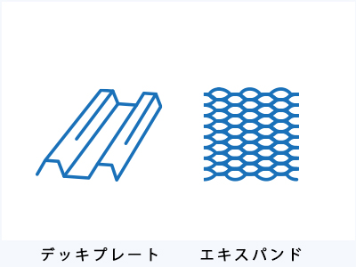 キーストン・デッキ・エキスパンドメタル　他